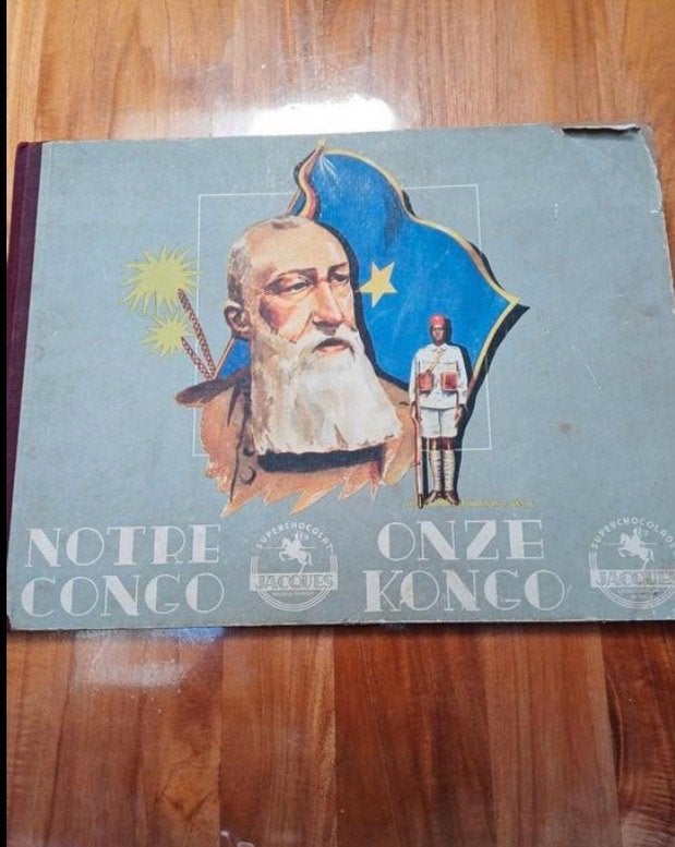 oude prentenboek uit 1948 ONZE CONGO Chocolate Jacques, Boeken, Verzenden, Gelezen