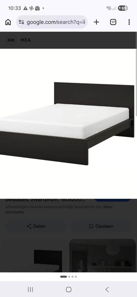 Mooi ikea malm bed 160x200. Zie omschrijving, Ophalen, Wit, Tweepersoons, Zo goed als nieuw