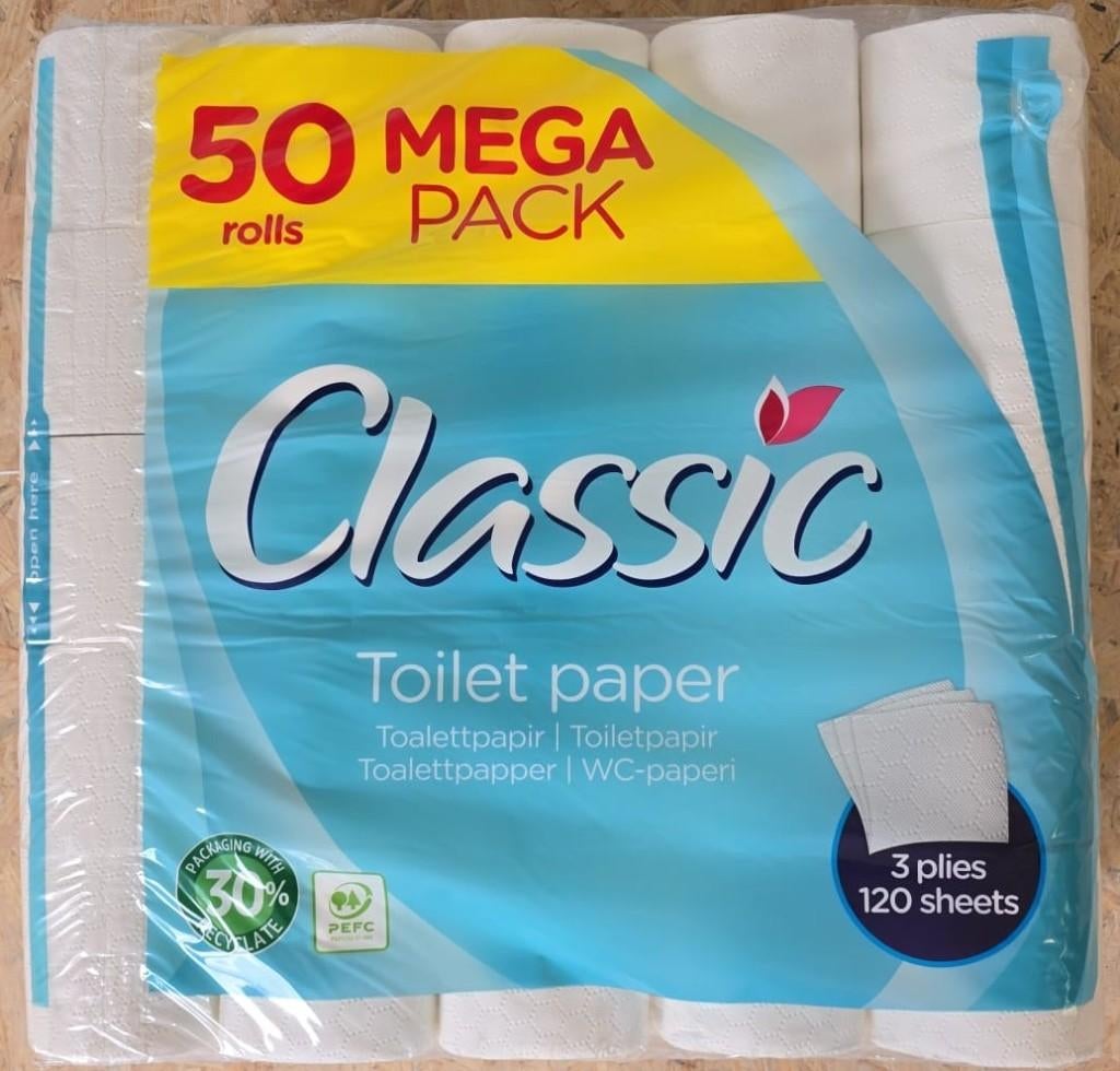 Toiletpapier Goed en Goedkoop , 50 Rollen 12,50 !, Ophalen of Verzenden