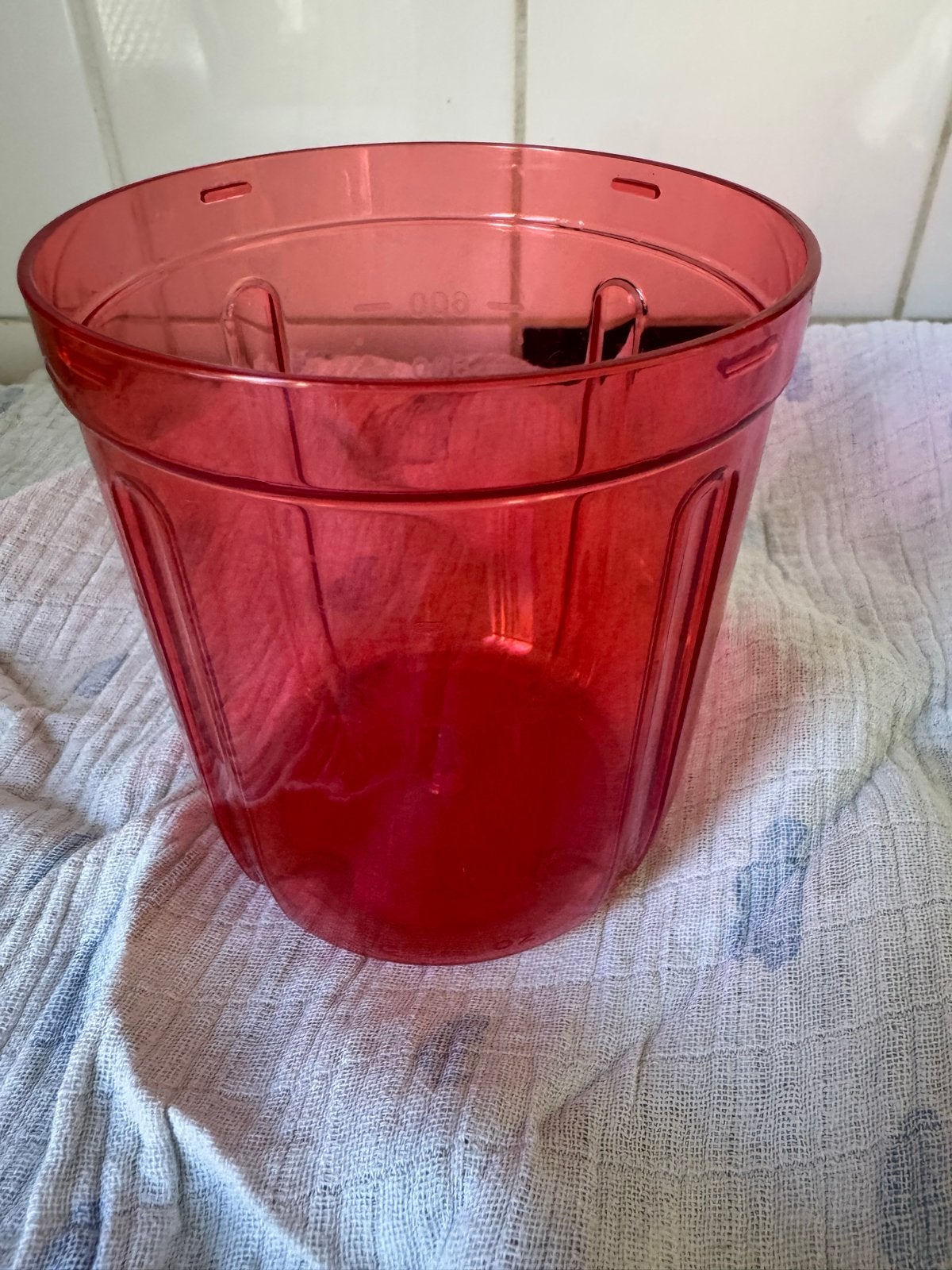 Tupperware Los Bakje voor Tupperware Chopper Medium, Ophalen of Verzenden, Rood, Bak of Kom