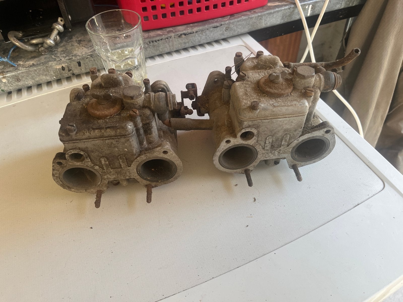 Weber 40 DCOE carburateur set, Ophalen of Verzenden, Gebruikt, Universele onderdelen