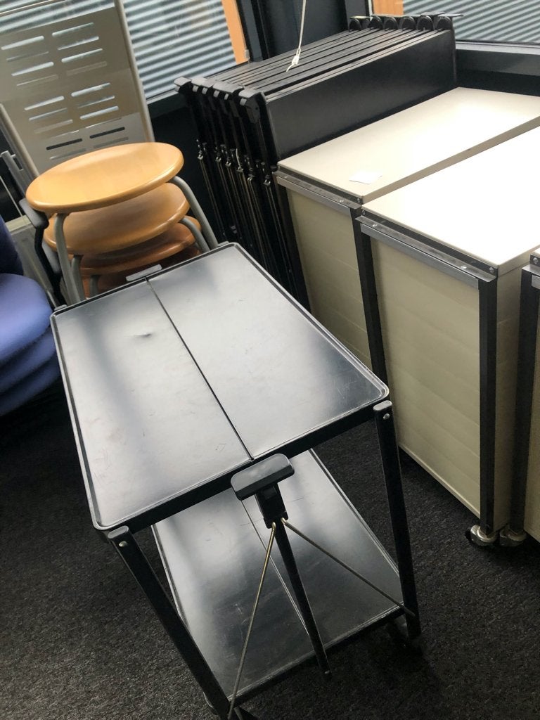 Diverse bureau stoelen, Ophalen, Gebruikt, Zwart