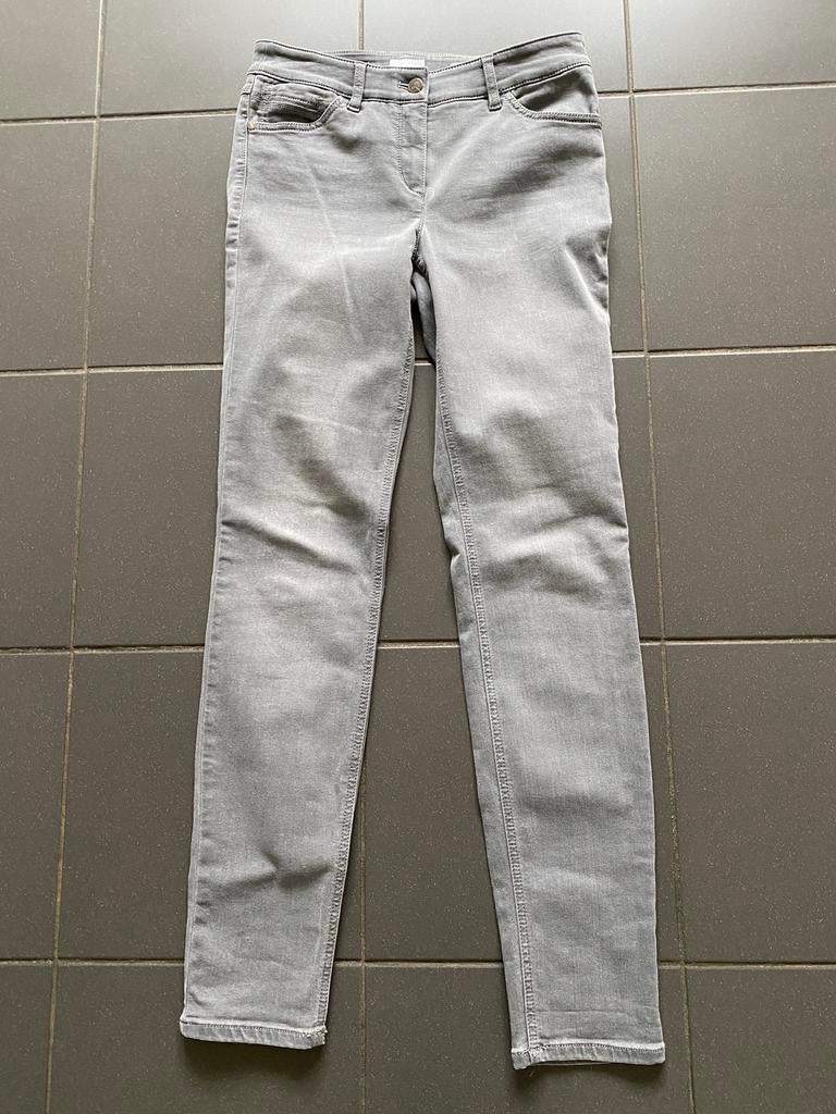 Grijze jeans Gerry Weber maat 38 skinny, Kleding | Dames, Spijkerbroeken en Jeans, Ophalen of Verzenden, Zo goed als nieuw, Grijs