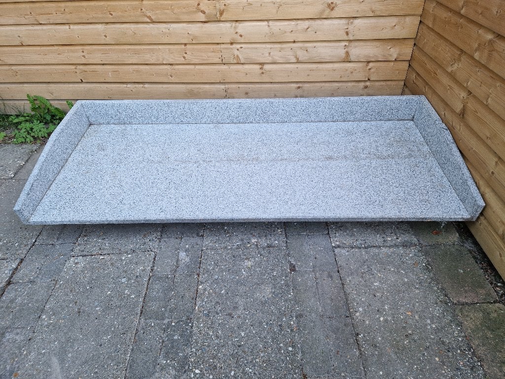 Marmeren blad, Huis en Inrichting, Tafels | Salontafels, Ophalen, Overige materialen, Gebruikt, 200 cm of meer