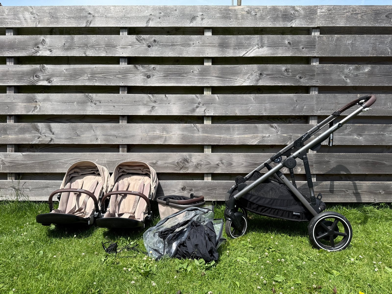 Cybex E Gazelle S kinderwagen, Ophalen of Verzenden, Gebruikt, Zonnekap