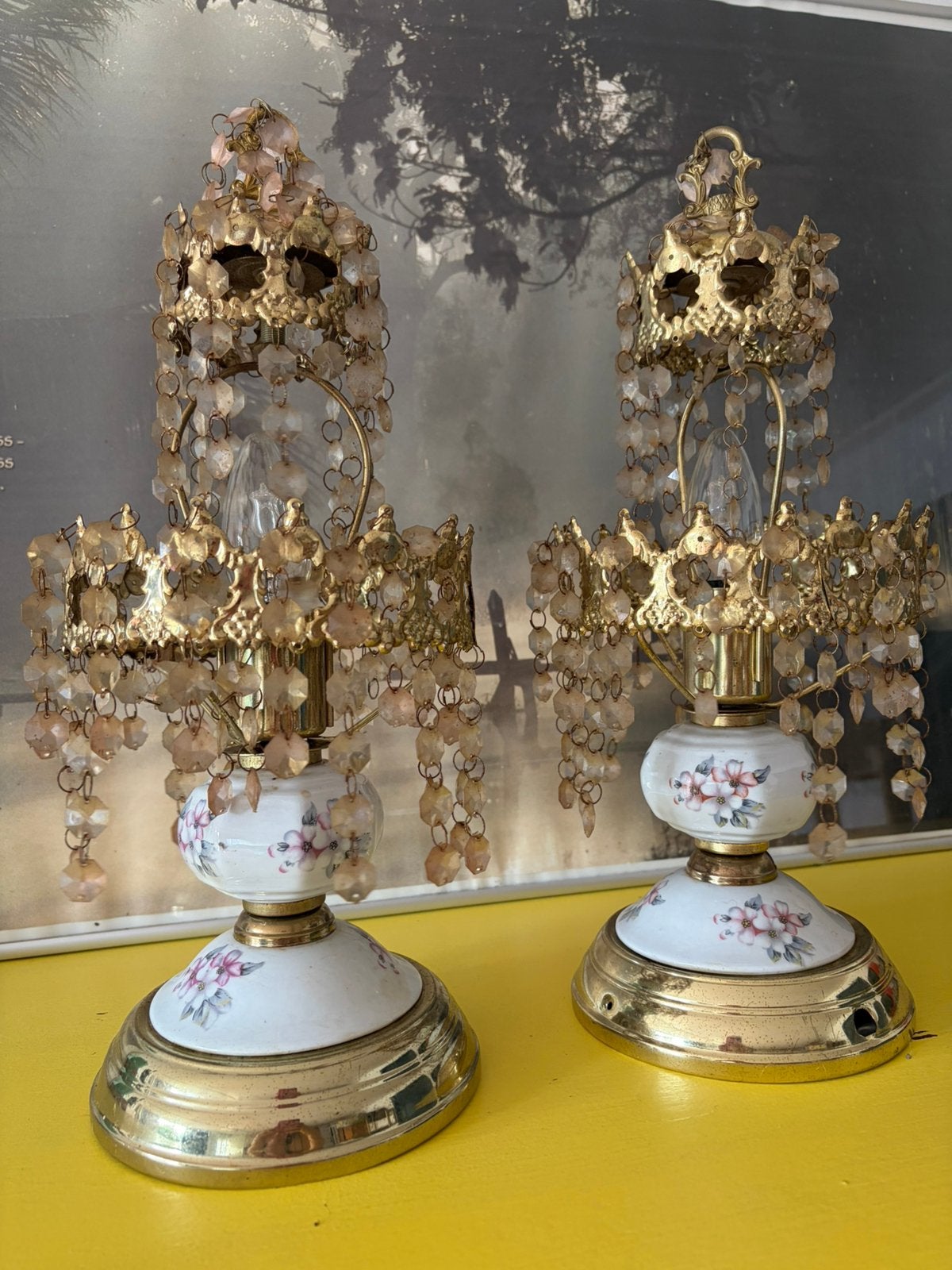 Vintage kroonluchters, Ophalen