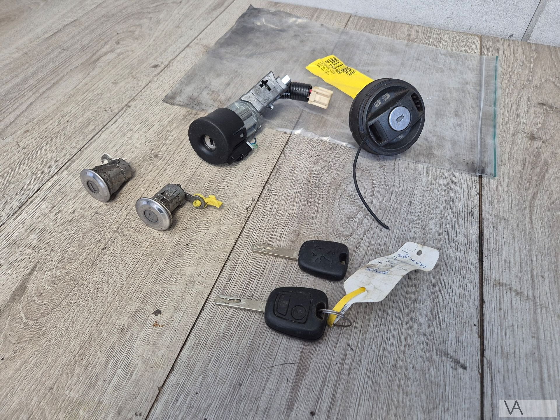 Slotenset contactslot deurslot Peugeot 107 Citroen C1 Aygo, Gebruikt, -, -, Ophalen of Verzenden