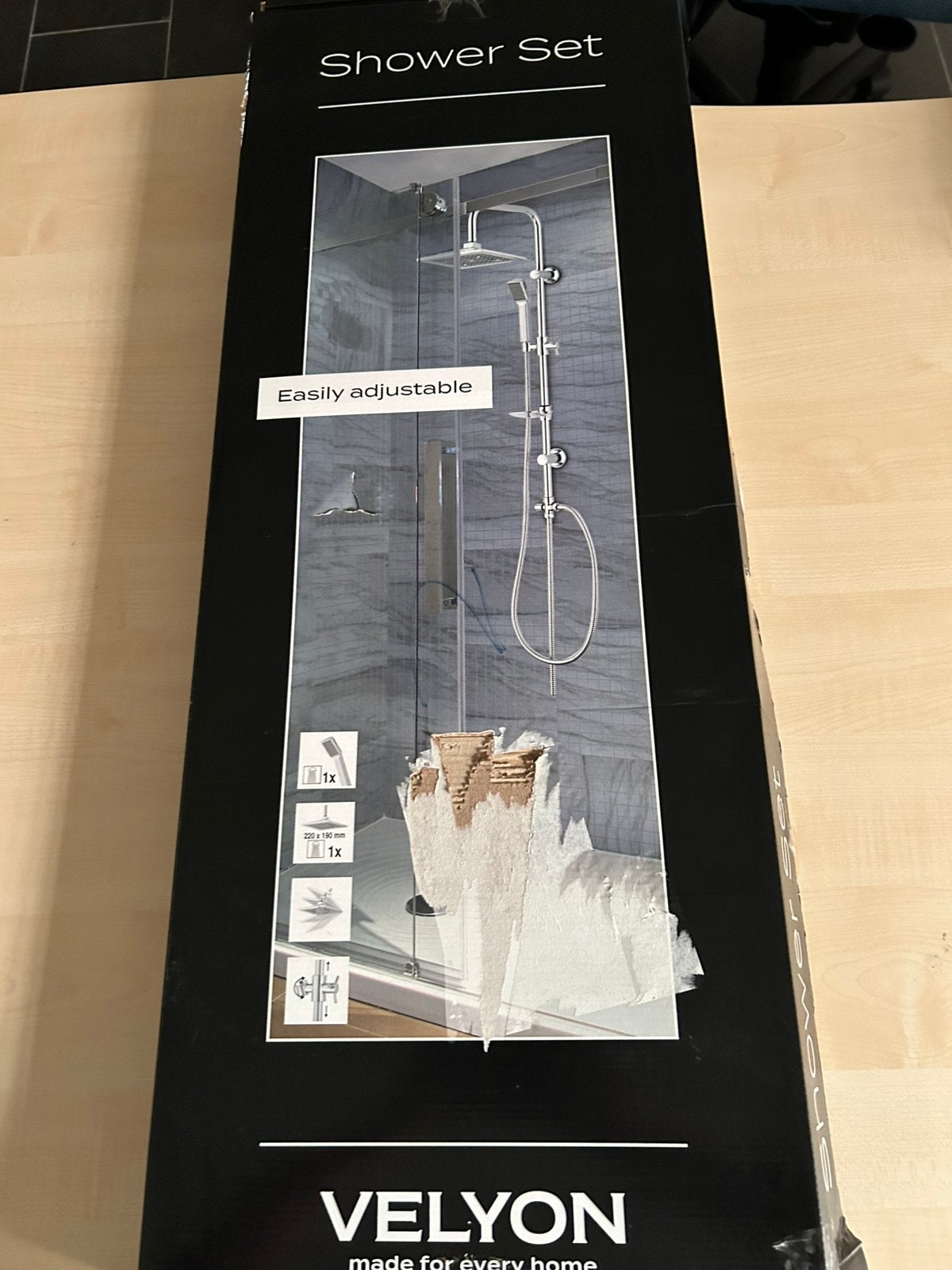 Shower set ( zonder kraan), Ophalen, Zo goed als nieuw, Douche