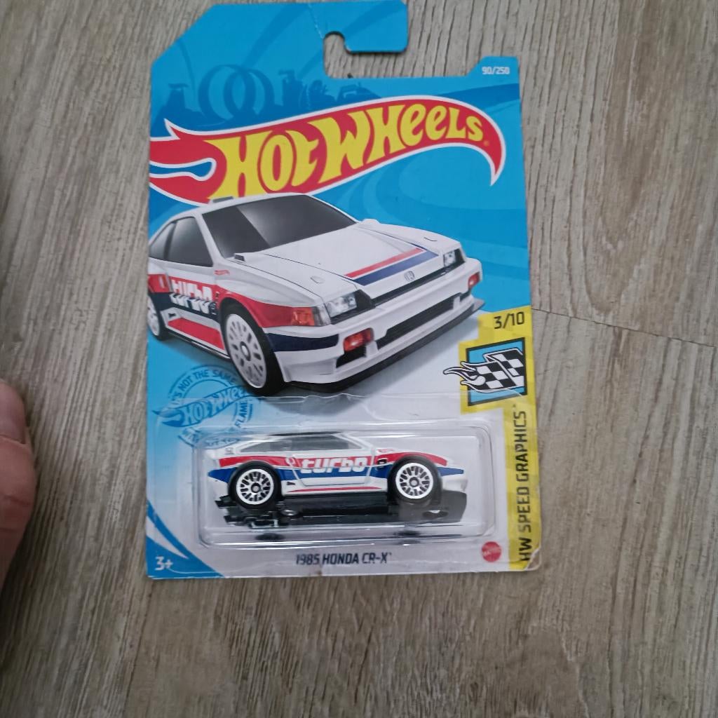 hot wheels 1985 honda cr-x hw speed graphics lange kaart, Ophalen of Verzenden, Nieuw, Auto