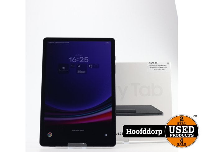 Samsung Galaxy TAB S9 5G 128GB Graphite | Nette staat, Computers en Software, Android Tablets, Samsung, Zo goed als nieuw, Support@Samsung.com