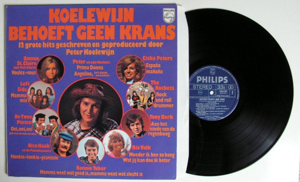 Koelewijn Behoeft Geen Krans 12 nrs LP 1974 ZGAN, LP, Ophalen of Verzenden, Zo goed als nieuw, Inclusief binnenhoes