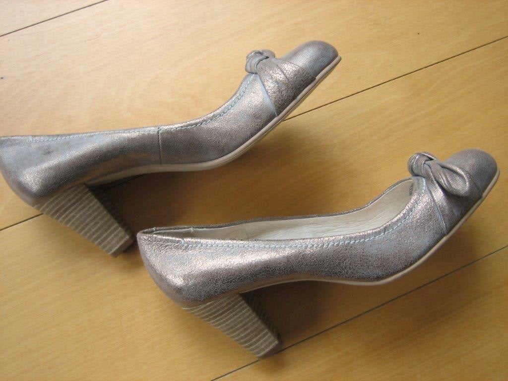 Zeer elegante taupe-goud leren pumps CARMENS 41 snazzeys, Pumps, Bruin, Verzenden, Nieuw