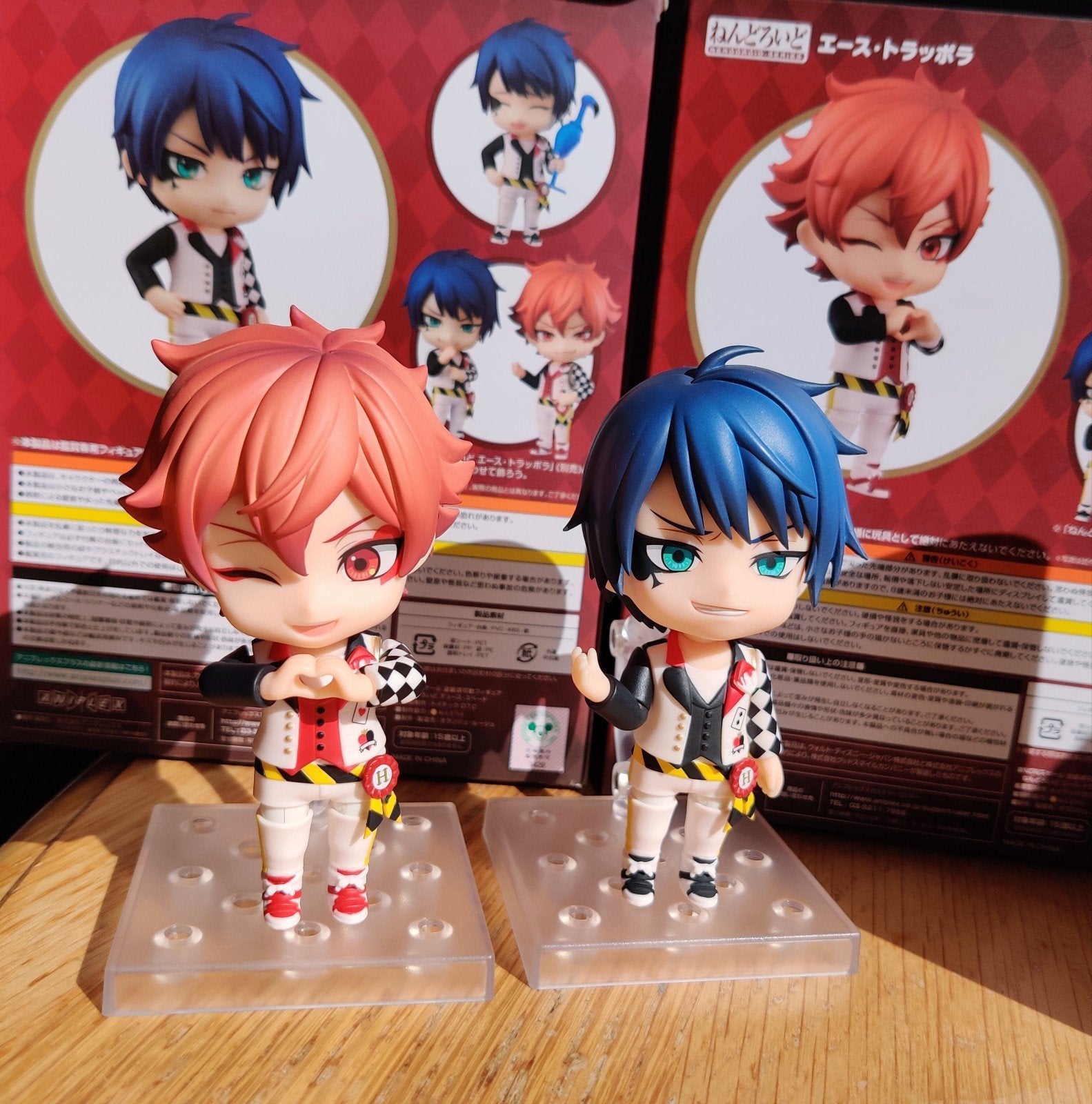 Twisted Wonderland Deuce & Ace nendoroid anime figure, Ophalen of Verzenden, Zo goed als nieuw
