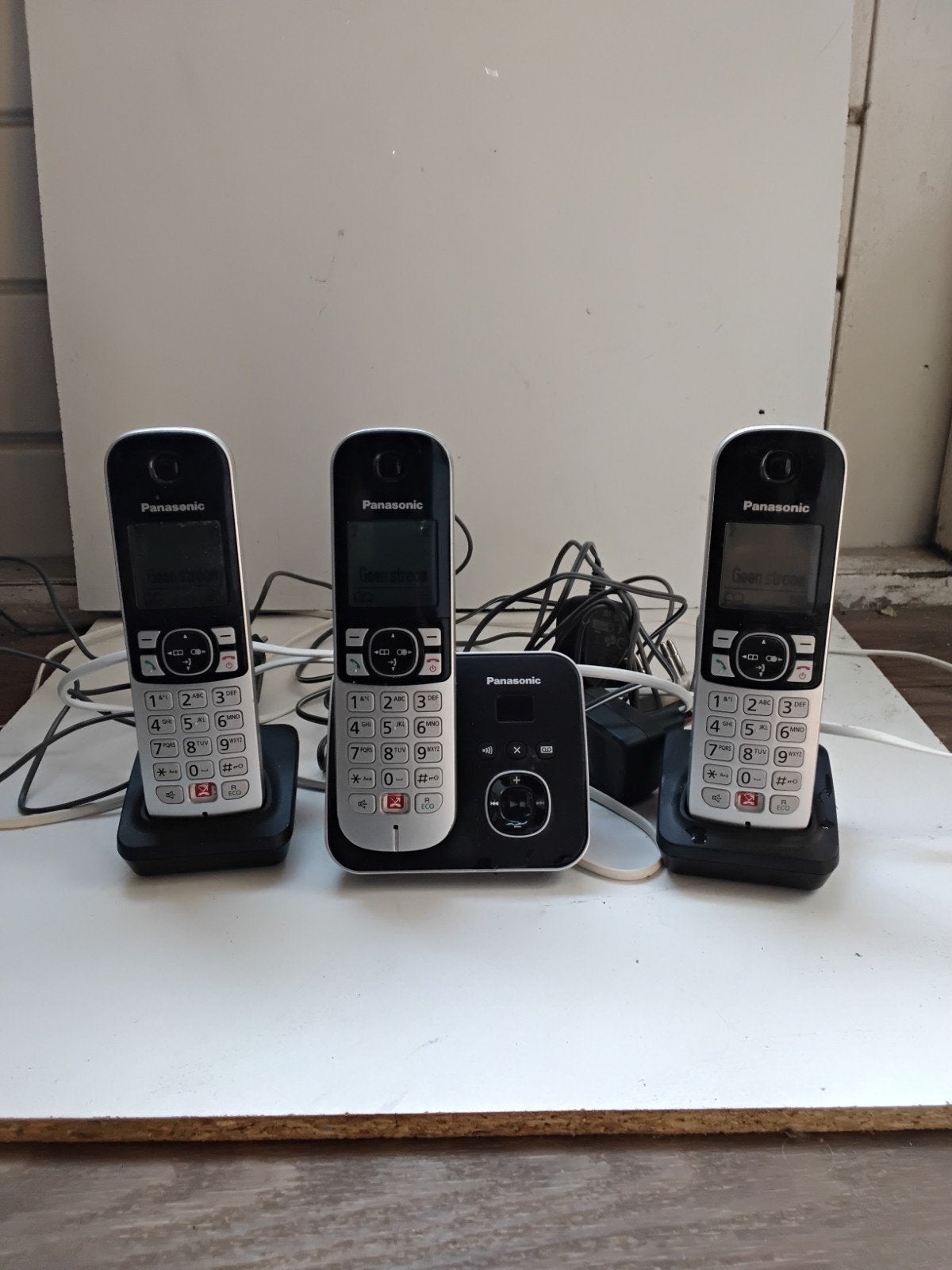 Panasonic KX-TG6861NL draadloze telefoons (3 handsets), Ophalen of Verzenden, Gebruikt, 3 handsets