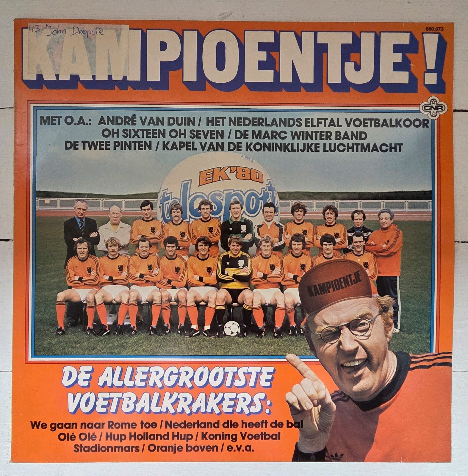 Kampioentje! De Allergrootste Voetbalkrakers LP, Cd's en Dvd's, Ophalen of Verzenden, Gebruikt, 12 inch, LP