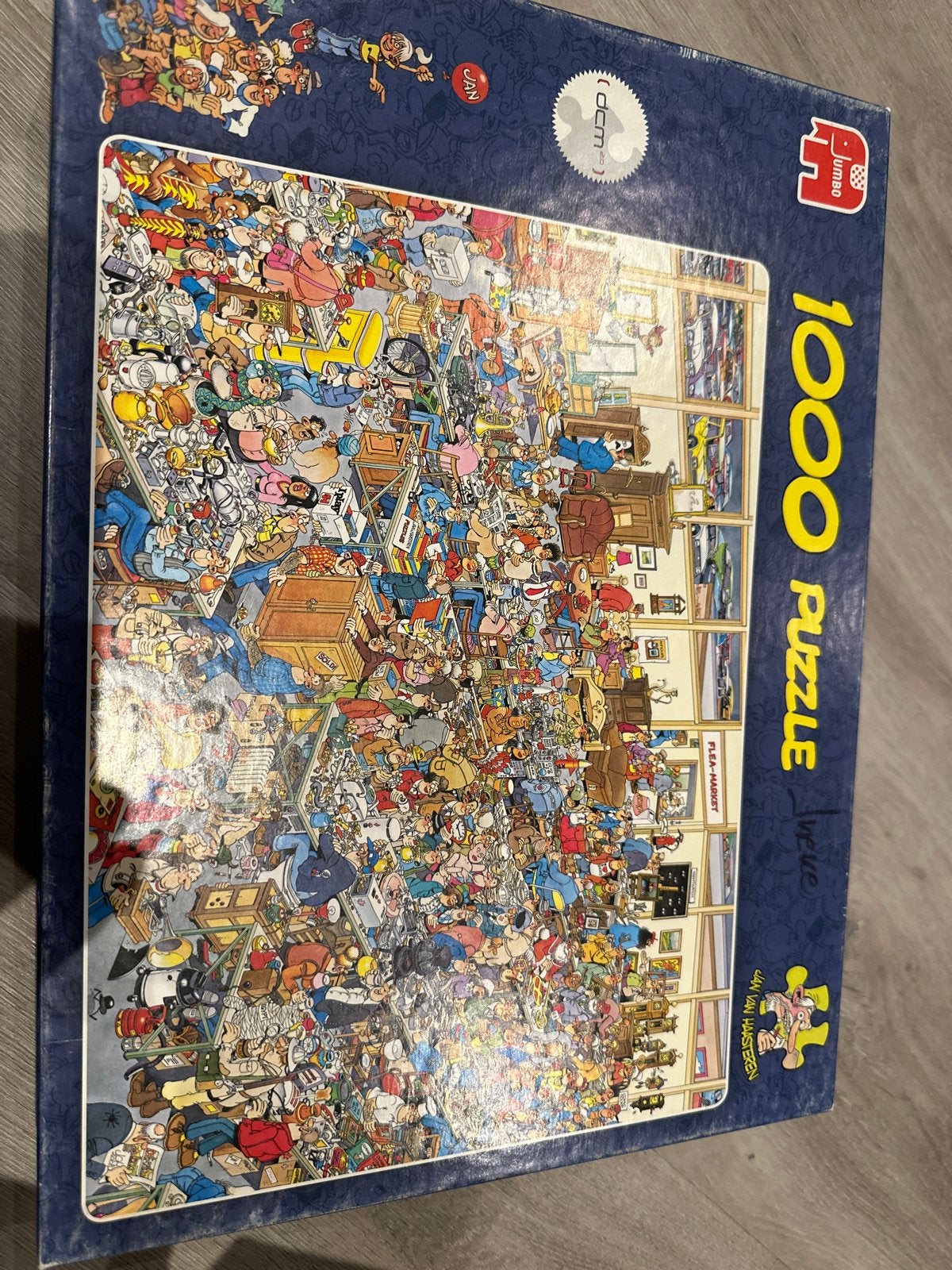 Jumbo 1000 stukjes puzzel - The Antique Show, Ophalen of Verzenden, 500 t/m 1500 stukjes, Zo goed als nieuw, Legpuzzel