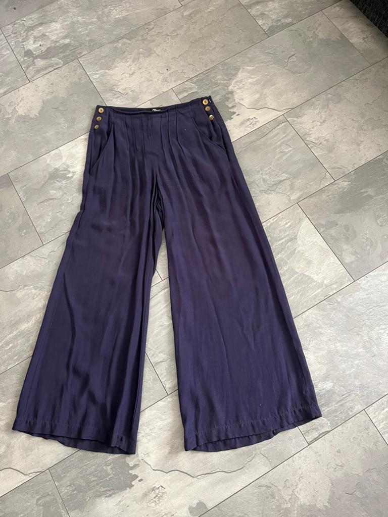 Zomer broek, Kleding | Dames, Maat 38/40 (M), Blauw, Ophalen of Verzenden, Lang