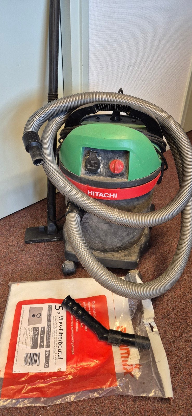 Hitachi NT 1232 Bouwstofzuiger, Gebruikt, Industriële stofzuiger, Minder dan 1200 watt, Ophalen