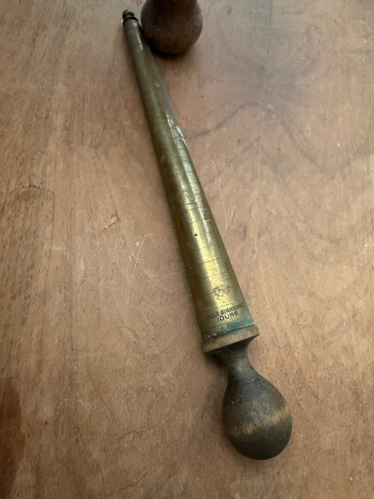 Vintage triboulet ringstok ringmaat ringmeter ca. 1900, Ophalen of Verzenden