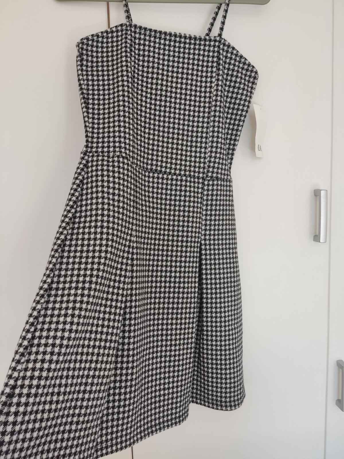 C&A Zwart-wit Pied-de-poule Jurkje Maat 164 (XS), Kleding | Dames, Jurken, Zwart, Nieuw, Ophalen of Verzenden, Maat 34 (XS) of kleiner