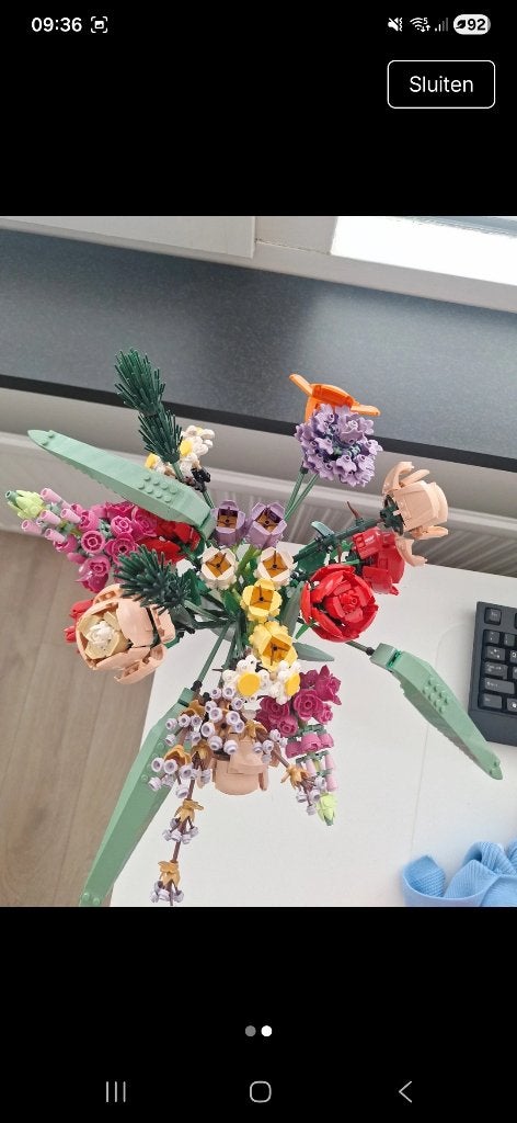 Lego boeket, Kinderen en Baby's, Speelgoed | Duplo en Lego, Compleet, Overige thema's, Lego, Ophalen of Verzenden
