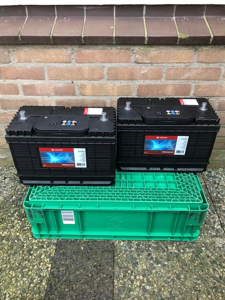 KRAMP 105 Ah/semi-tractie accu’s/huishoud accu’s /batterijen, Auto-onderdelen, Accu's en Toebehoren, Ophalen of Verzenden, Gebruikt