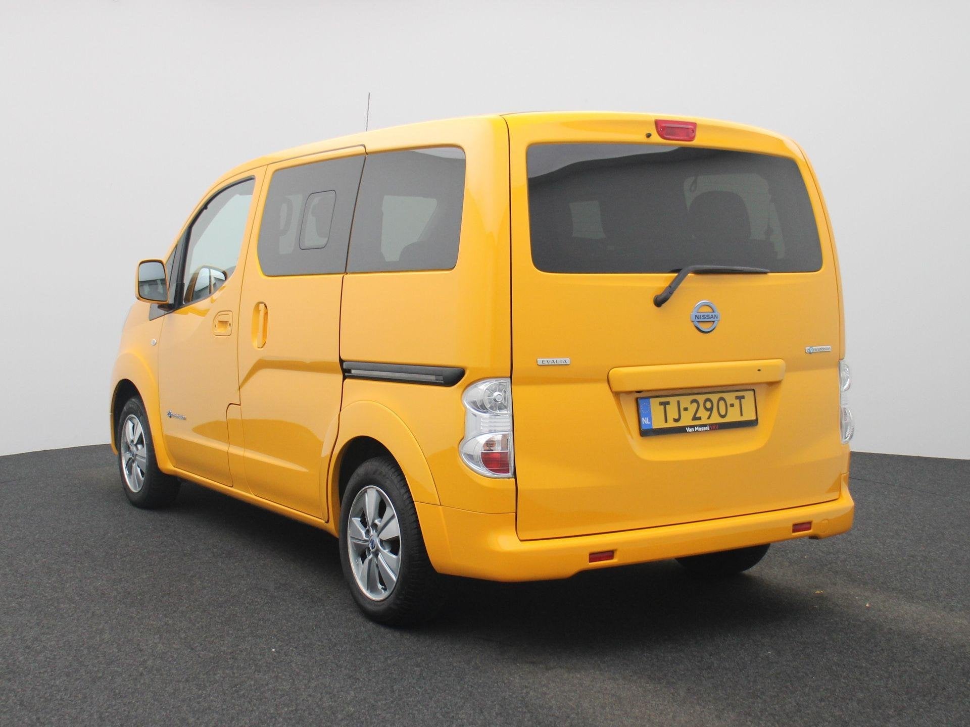 Nissan e-NV200 Evalia 40 kWh 2.Zero Edition 7p BTW|Automaat, Auto's, Nissan, Stof, 7 stoelen, Wit, Origineel Nederlands
