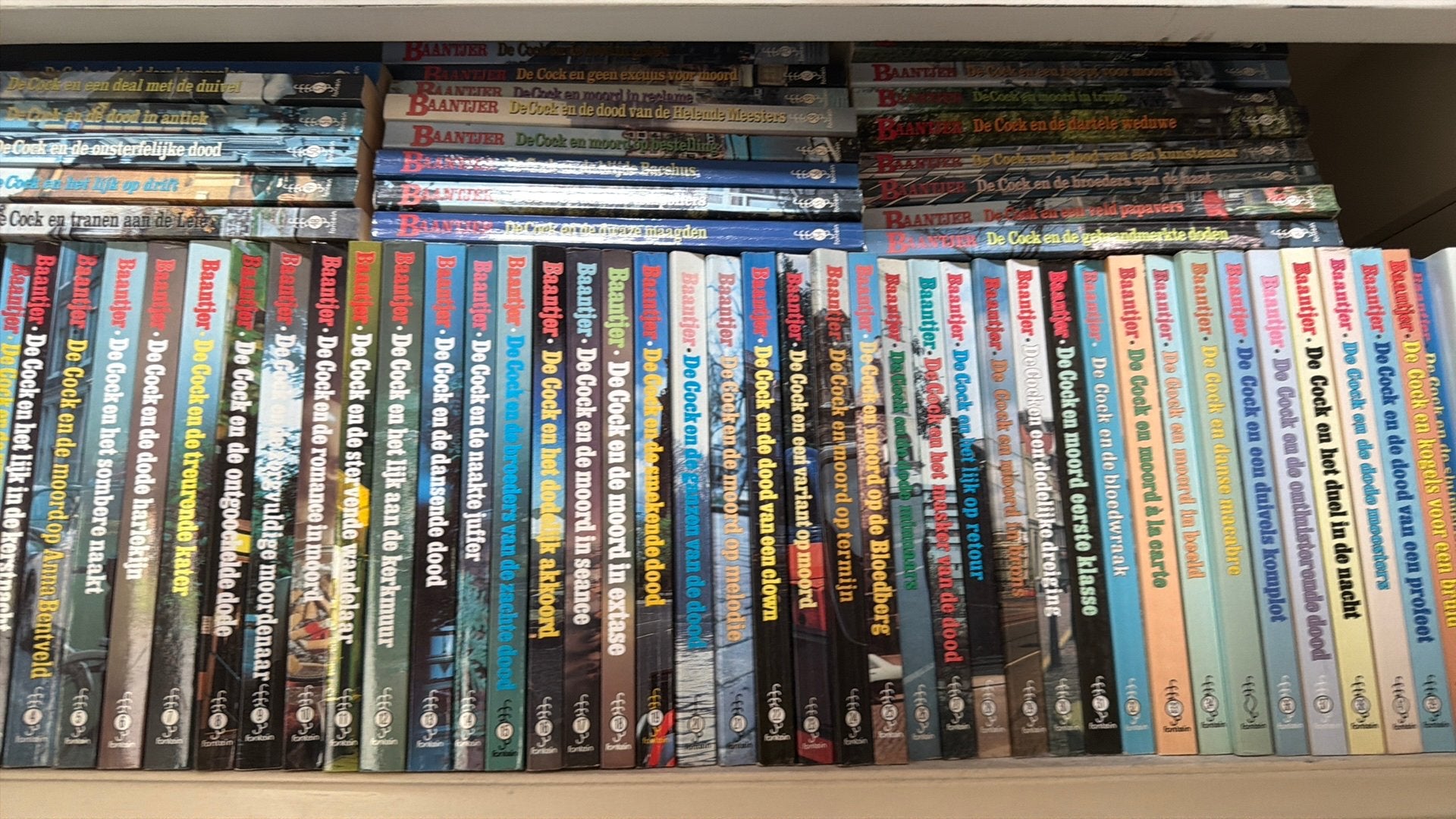 Boekenserie Baantjer 1-70 +3extra compleet, Boeken, Ophalen of Verzenden, Zo goed als nieuw