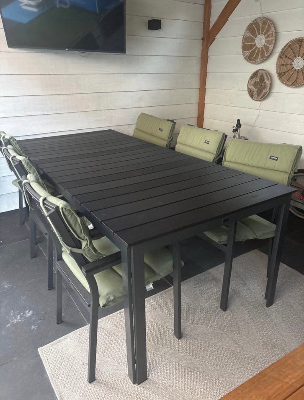 Bellagio Tuinset met 6 zitplaatsen - Zo goed als nieuw, Ophalen, Eettafel, Aluminium, Tuinset