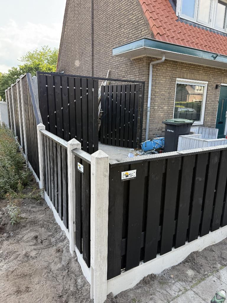 Schutting plaatsen v.a. € 90/m — vakman 15+ jaar ervaring, Ophalen, 1 tot 2 meter, 6 meter of meer, Nieuw