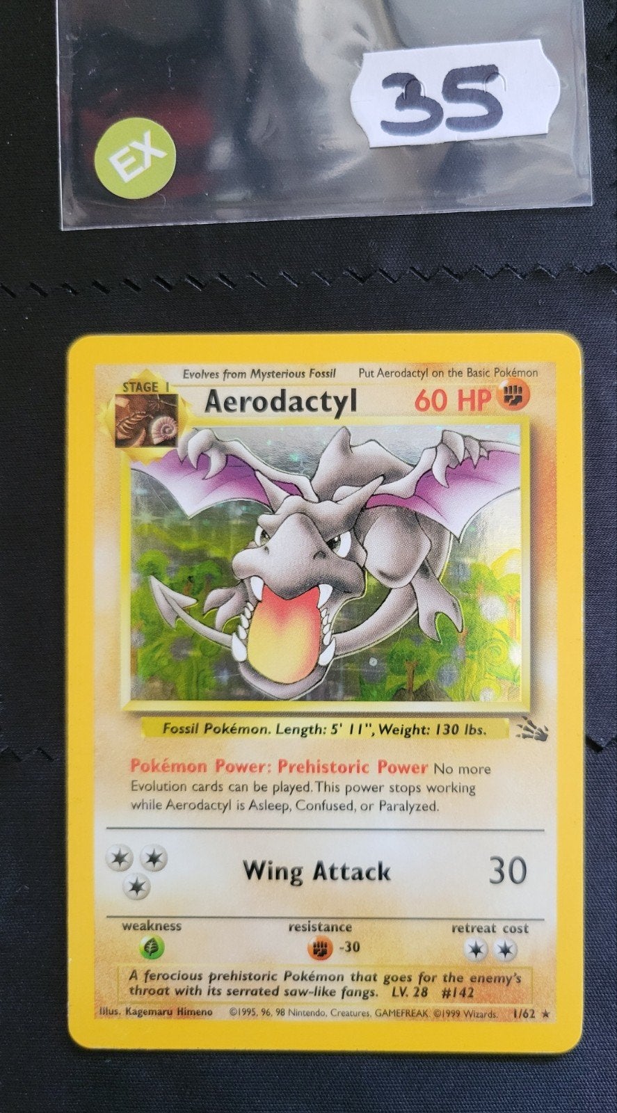 Pokemon kaarten fossil set zie foto's, Ophalen of Verzenden, Gebruikt, Meerdere kaarten, Foil
