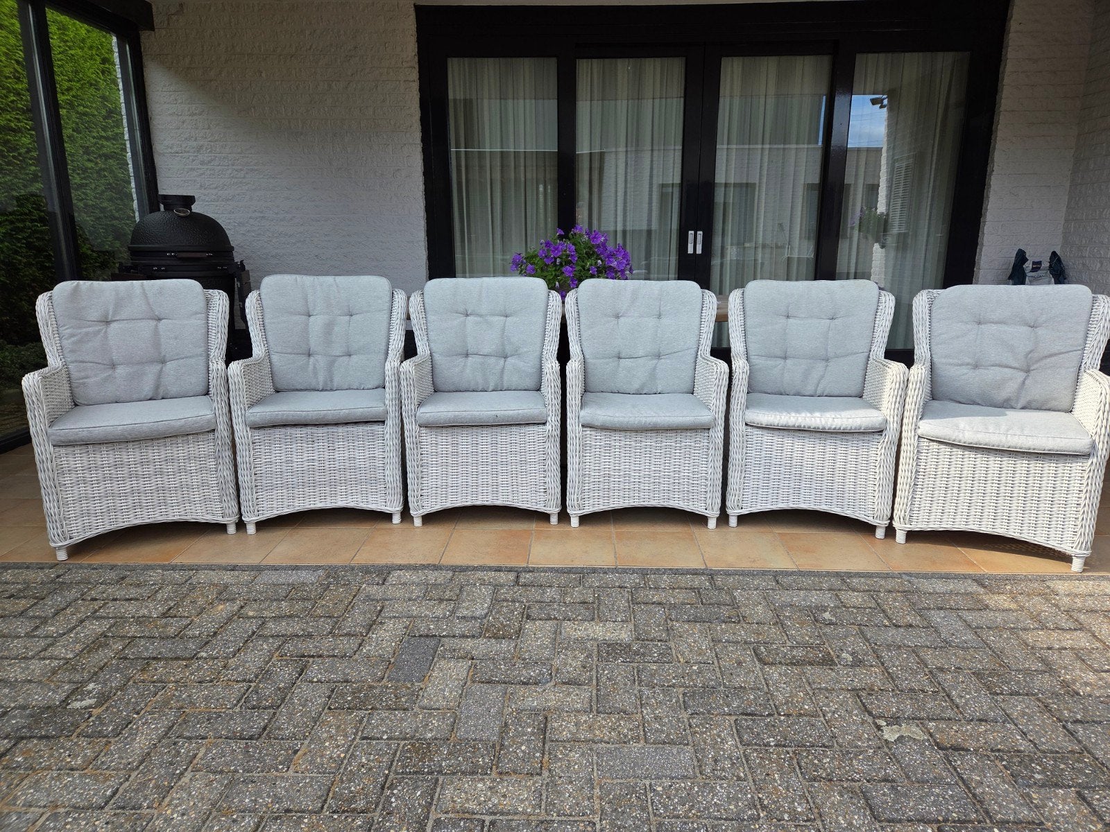 Luxe Tuinstoelen van Kees Smit Tuinmeubelen in prima staat, Ophalen, Zo goed als nieuw, Wicker
