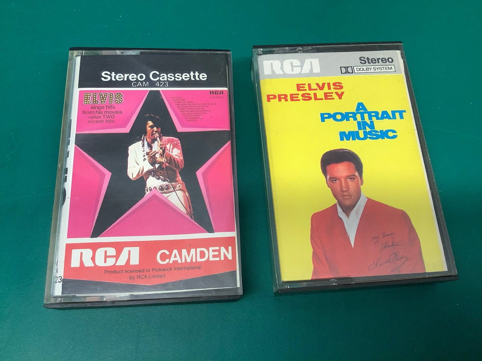 2 Elvis Presley Cassettes: Hits From Movies & Portrait in, Gebruikt, 2 t/m 25 bandjes, Ophalen of Verzenden, Origineel