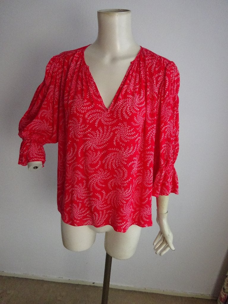 Ba&sh blouse mt 40, Maat 38/40 (M), Meerkleurig, Ophalen of Verzenden, Zo goed als nieuw