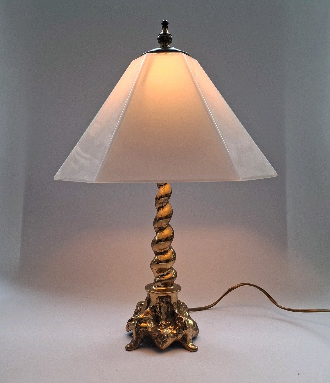 Vintage Hollywood Regency Tafellamp, Ophalen of Verzenden