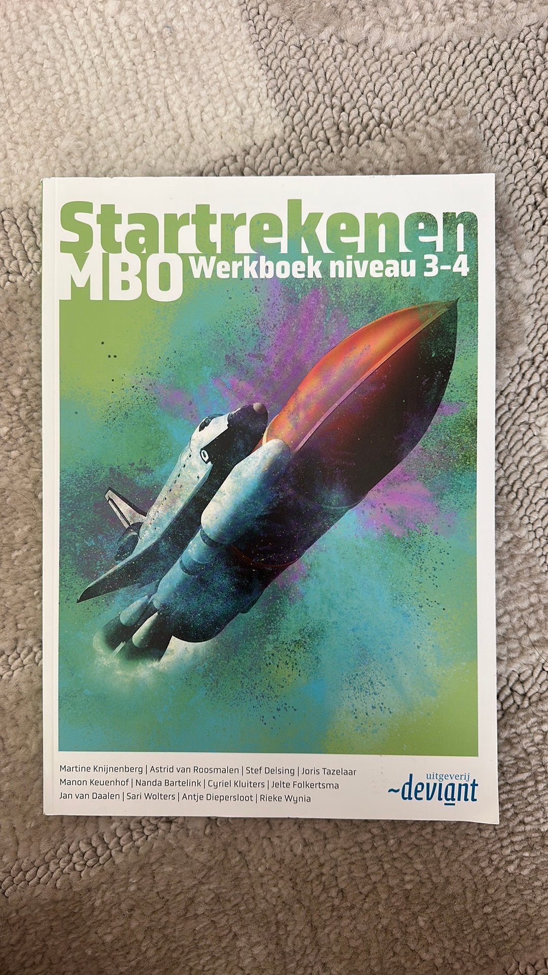 MBO Startrekenen werkboek niveau 3-4 NIEUW, Ophalen, Nieuw, Overige niveaus, Overige vakken