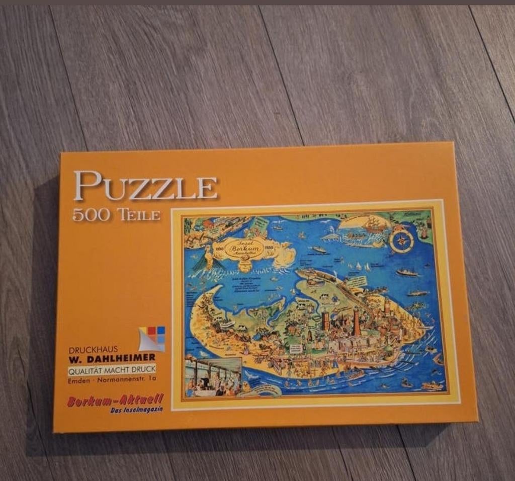 Puzzel 500 stukjes Borkum, Ophalen of Verzenden, 500 t/m 1500 stukjes, Zo goed als nieuw, Legpuzzel