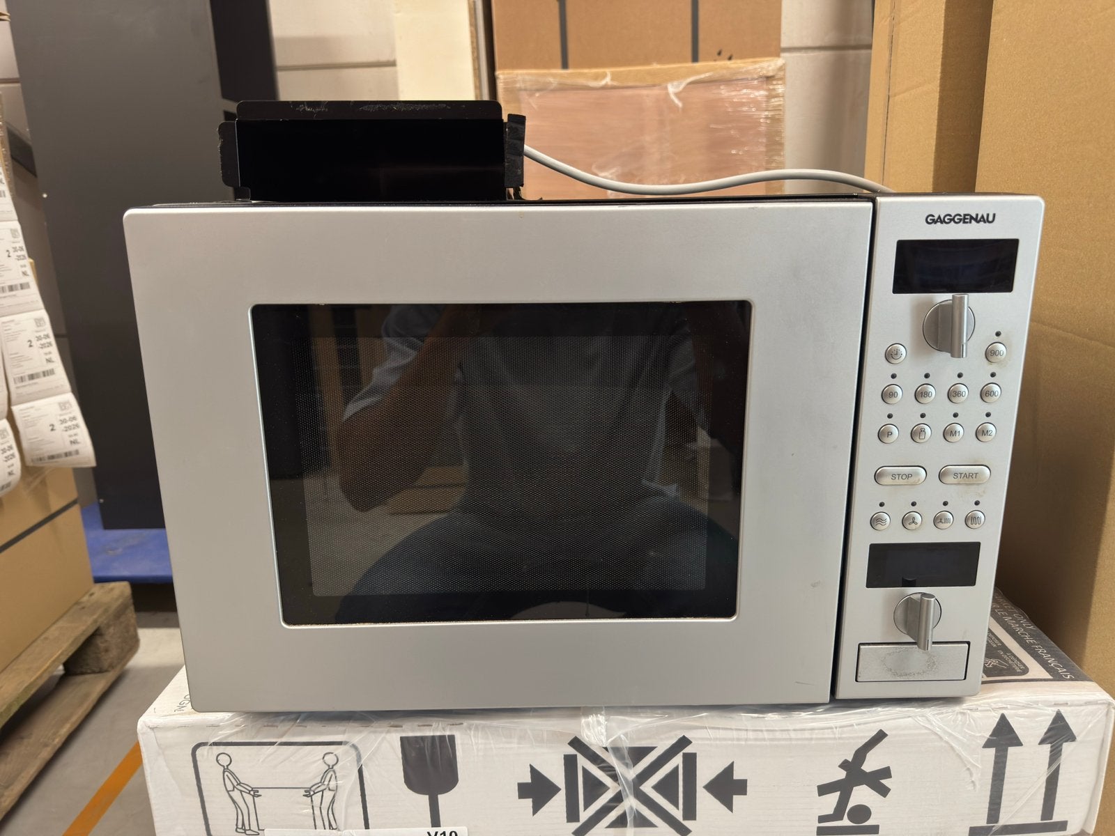 Gaggenau EM203130 Inbouw Magnetron met grill, Ophalen, Combimagnetron, Gebruikt, 60 cm of meer