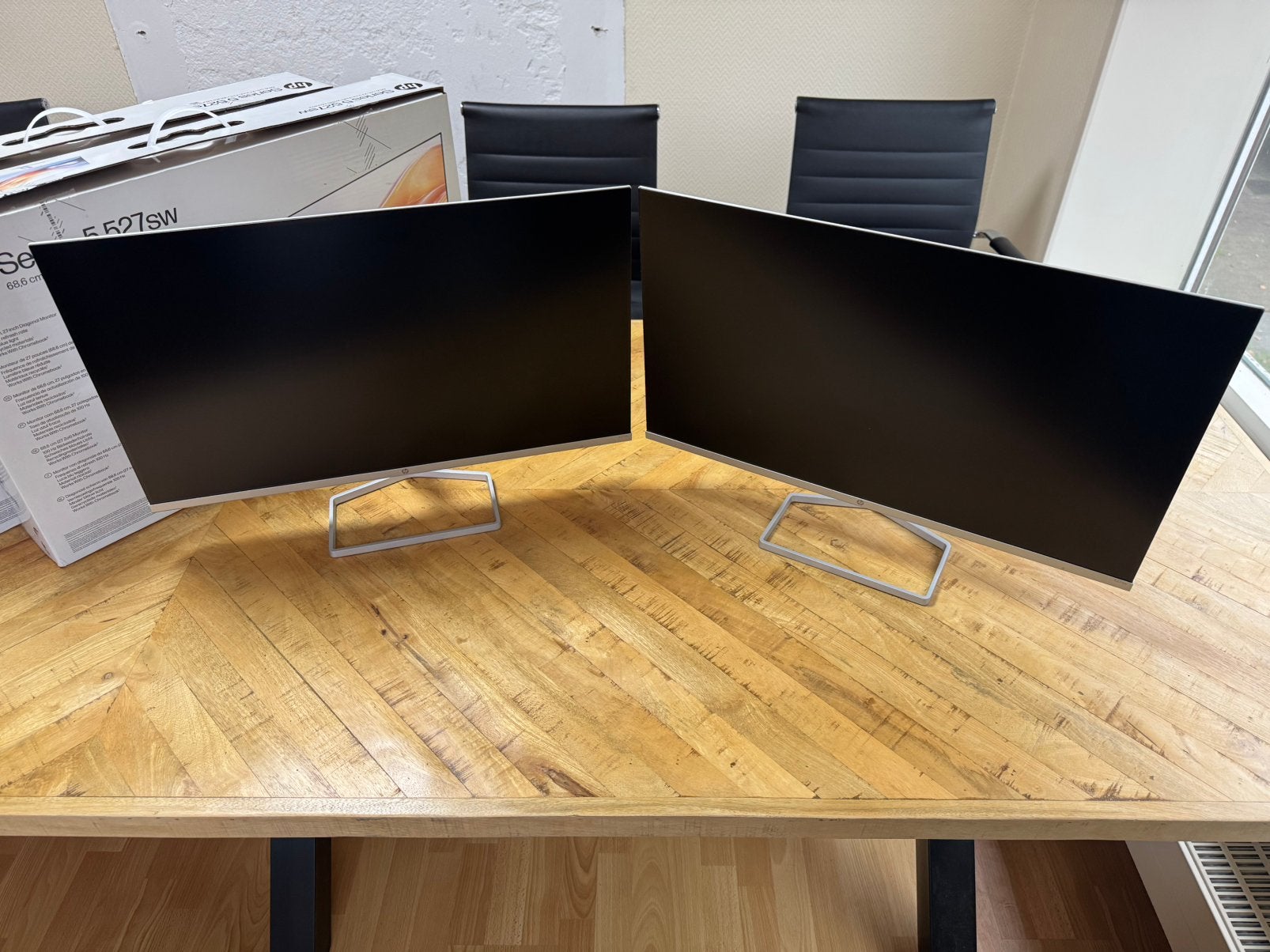 2x HP beeldschermen 27” (nieuw), Ophalen of Verzenden, Zo goed als nieuw, 60 Hz of minder, IPS