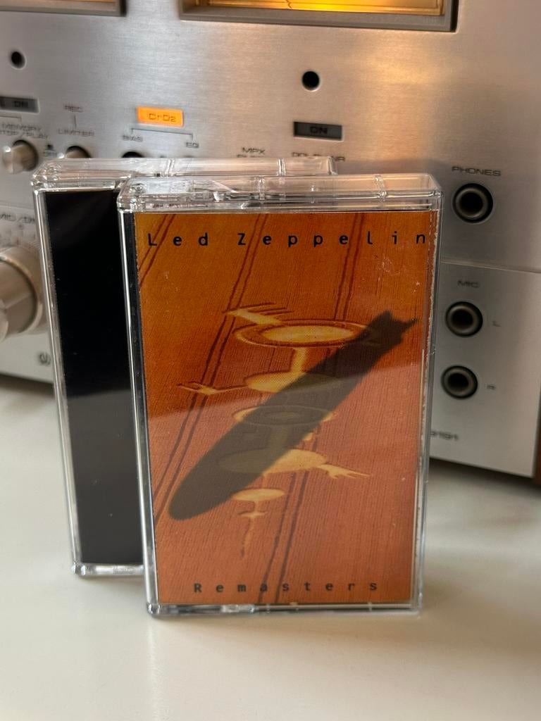 Led Zeppelin Remasters 2-cassette, Cd's en Dvd's, Cassettebandjes, Ophalen of Verzenden, Zo goed als nieuw, 2 t/m 25 bandjes