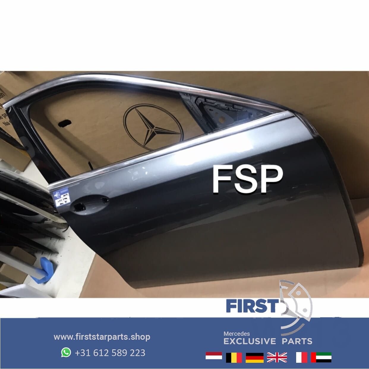W213 deur portier compleet rechts voor Mercedes E Klasse 201, Auto-onderdelen, Carrosserie en Plaatwerk, Gebruikt, -, Deur, Ophalen of Verzenden