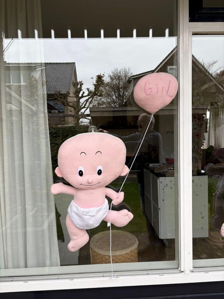 Babyshower  gender-reveal of baby geboren, Ophalen, Zo goed als nieuw, Geboorte of Huwelijk