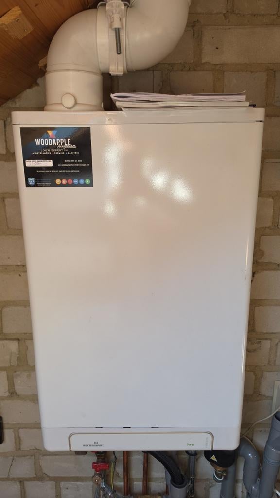 Intergas HRE CV-ketel - Hoog Rendement, Gebruikt, Hoog rendement (Hr), Cv-ketel of Combi-ketel, Minder dan 60 cm