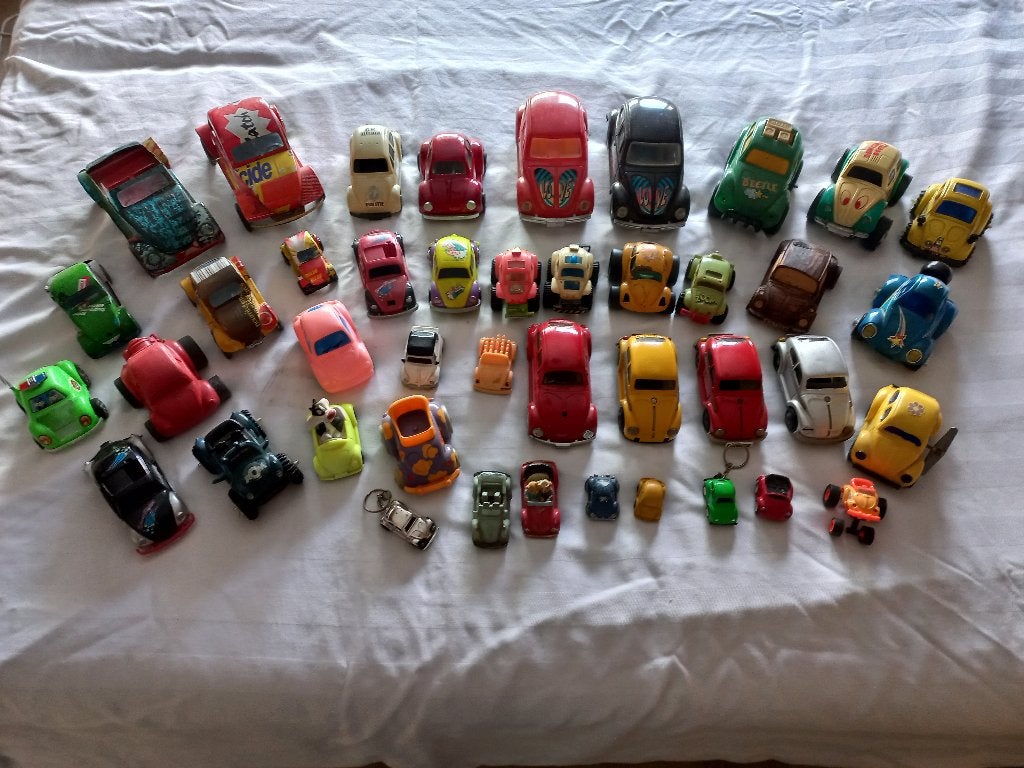 Diverse Volkswagen Kever, blik, plastic, hout e.d., Ophalen of Verzenden, Gebruikt, Auto's