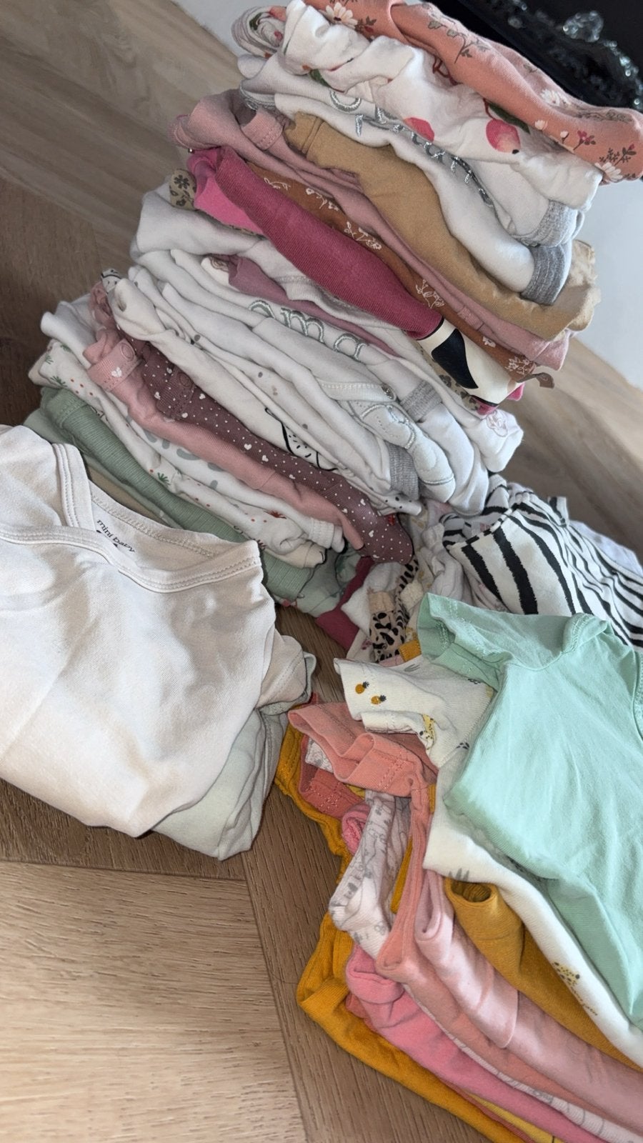 60 rompers 50-56, Kinderen en Baby's, Babykleding | Baby-kledingpakketten, Ophalen, Gebruikt, Maat 50