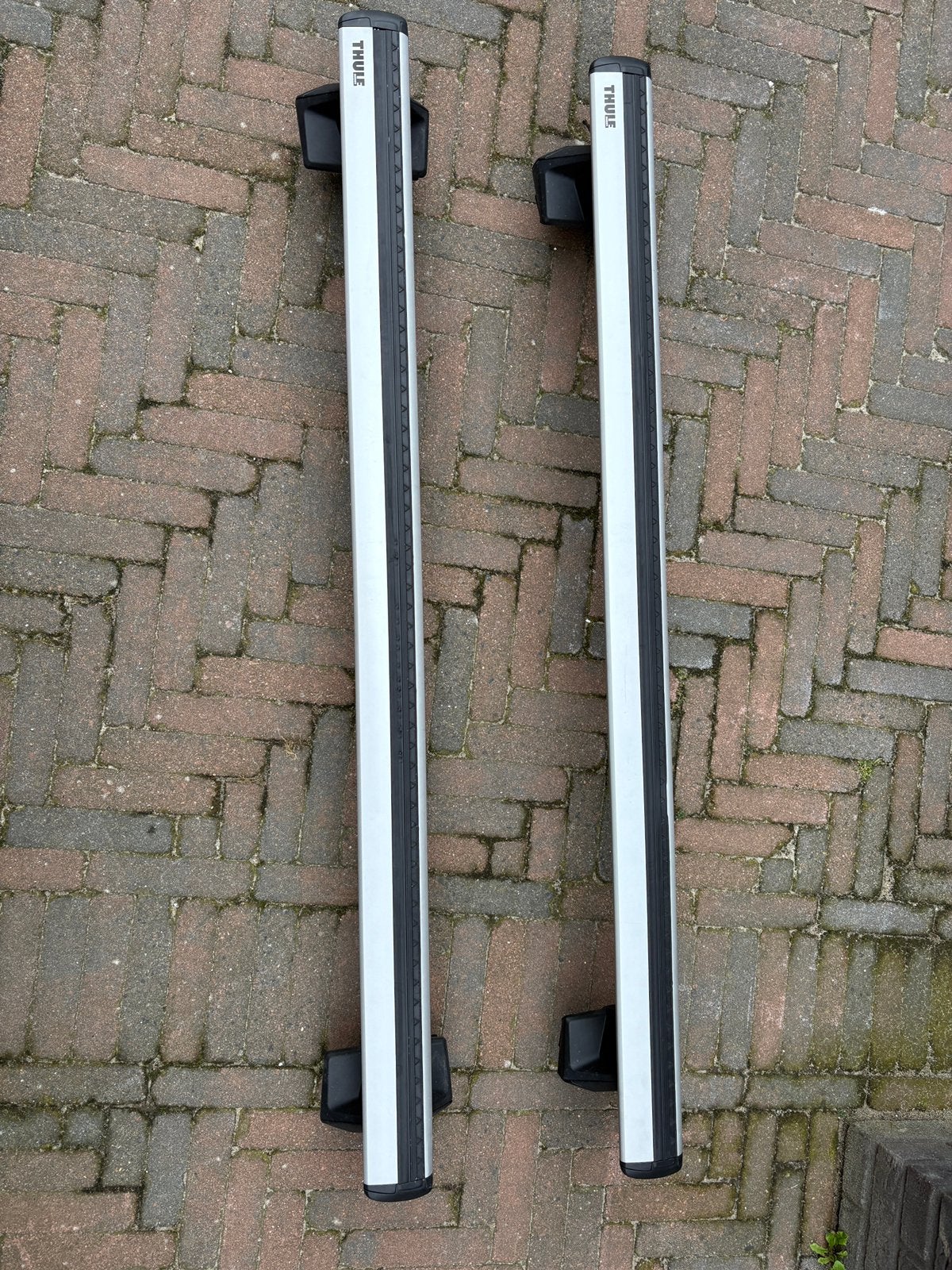 Thule WingBar Evo 127 dakdragers – compleet set voor Audi A3, Auto diversen, Dakdragers, Ophalen, Zo goed als nieuw