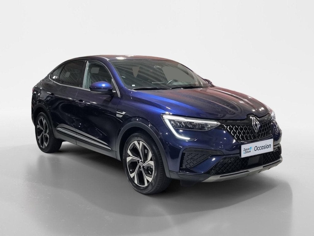 Renault Arkana 1.6 E-Tech full hybrid 145 techno * Automaat, Auto's, Renault, Gebruikt, Euro 6, Blauw, Leder en Stof