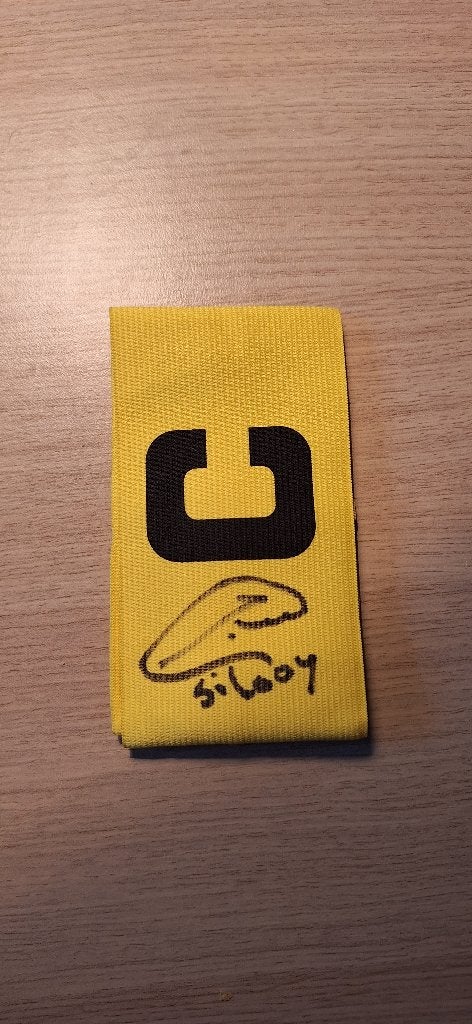 Aanvoerdersband met handtekening; Sonny Silooy # Ajax, Ophalen of Verzenden, Nieuw, Ajax, Shirt
