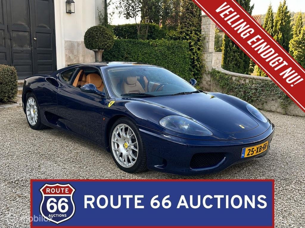 Ferrari 360 Modena | 2001 | Route 66 Auctions, Auto's, Overige carrosserieën, Zwart, Bedrijf, Handgeschakeld