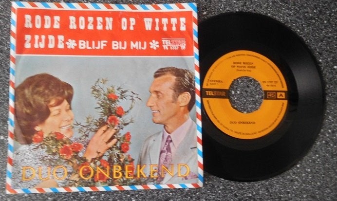 TELSTAR 1737 Duo Onbekend - rode rozen  (vanaf € 2,00), Cd's en Dvd's, Ophalen of Verzenden, Zo goed als nieuw, 7 inch, Levenslied of Smartlap